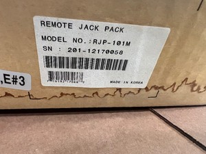 LG REMOTE JACK PACK MODEL RJP-101M NEW IN BOX