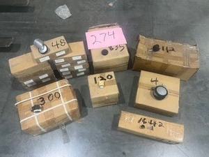 PALLET OF TABLE LEGS AND CASTERS