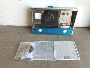 lot 28 image: FIREGAS 30 in. Stainless Steel Under Cabinet Range Hood with Brushless DC Motor, LED Light, 3 Speed Exhaust Fan and Reusable Aluminum Filters