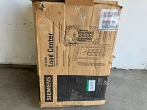lot 33 image: Siemens SN Series 100 Amp 20-Space 40-Circuit Indoor Main Breaker Plug-On Neutral Load Center