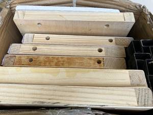 lot 34 image: Panana 9 Inch White Fabric Metal Box Spring Heavy Duty Steel Full Size Bed Base