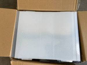 lot 41 image: Kuject 12 Pack Black & Clear Plastic Stackable Shoe Storage Boxes with Lids