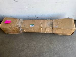 lot 121 image: Vevor 4 x 48 ft. Black Hook Buckle Connected Removable Fence for In-ground Pools