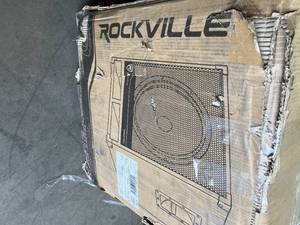 lot 151 image: Lot of Rockville Stereo Speakers and Subwoofer