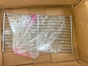 lot 164 image: KitchenAid 18.8 in. x 10.47 in. Stainless Steel Cooking Grid with Hole