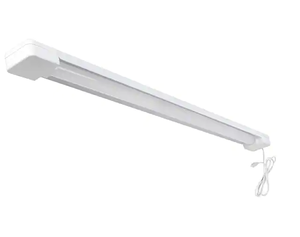 lot 138 image: Commercial Electric LOT OF 35 - 3 ft. 1-Light 30-Watt Integrated LED White Utility Shop Light with Power Cord