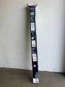 lot 174 image: Hampton Bay 6.5 ft. x 10 ft. Rectangular Aluminum Market Tilt Patio Umbrella in Riverbed