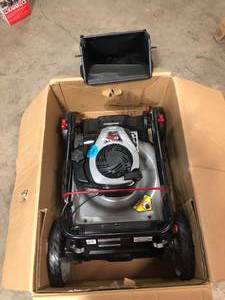 Murray  21 in. 140 cc Briggs and Stratton Walk Behind Gas Push Lawn Mower with Height Adjustment and with Mulch Bag Customer Returns See Pictures