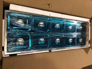 VEVOR 10 Pan x 12 GN Stainelss Steel Commercial Food Steam Table 6 in. Deep 1500Watt Electric Countertop Food Warmer 110 Qt.  Customer Returns See Pictures