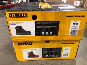 2 Lots of Dewalt Mens  Work Boots Different Sizes Customer Returns See Pictures