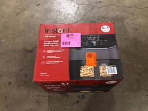 Instant Pot Instant Vortex Plus 6 qt. Black Air Fryer with ClearCook Customer Returns See Pictures