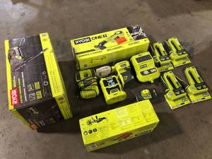 Lot f  Mixed Power Tools and Hardware by Ryobi  Customer Returns See Pictures