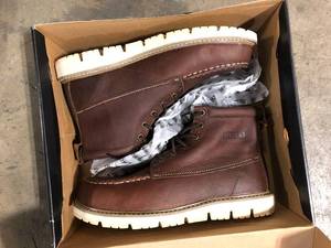 Mens Canton 6 Work Boots - Soft Toe - Walnut Pitstop Size 11(W) by DEWALT Customer Returns See Pictures