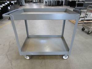 Steel Rolling Cart, 36 x 24 x 35 Tall - SOLD AS IS