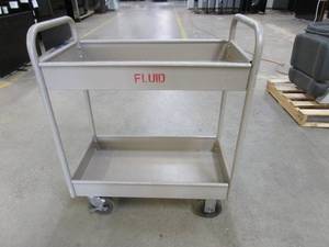 Steel Rolling Cart, 30 x 16 x 36 Tall - SOLD AS IS