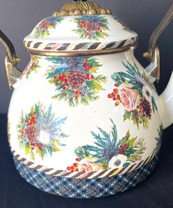 lot 139 image: MacKenzie Childs Highbanks Tea Kettle