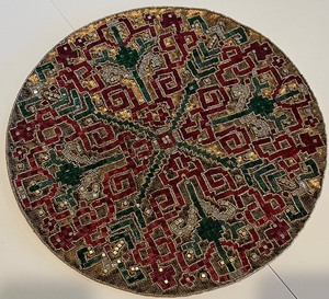 lot 39 image: Kim Seybert Beaded Placemat YULETIDE