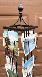 lot 151 image: Postcard Display Rack with Postcards