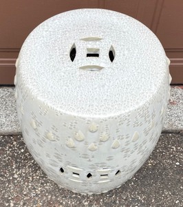 lot 158 image: Gorgeous Glazed Ceramic Side Table