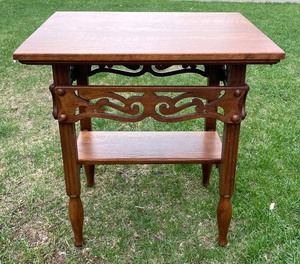lot 159 image: Ornate Vintage Wooden Table