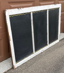 lot 188 image: Vintage Window Chalkboard