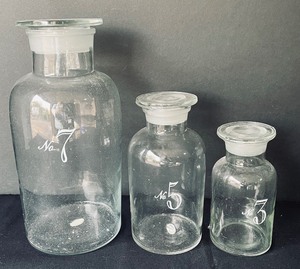 lot 268 image: Trio of Numbered Lidded Jars