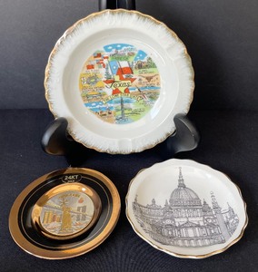 lot 278 image: Variety of Souvenir Plates, Bells and Shot Glasses
