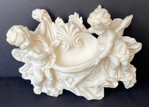 lot 281 image: Darling Decor including an Italian Cherub Plaque