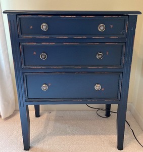 lot 243 image: Distressed Navy Blue ELIZA Chest of Drawers