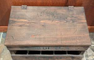 lot 239B image: Vintage Wood Bordeaux Wine Crate