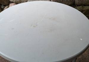 lot 229A image: Round Plastic Folding Table
