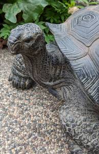 lot 227 image: ResinPlastic Garden Tortoise