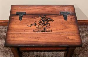 lot 236 image: Winchester Ammunition Box  Stool