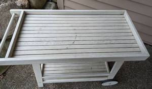 lot 206 image: Safavieh Rolling Bar Cart