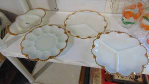 4-milkglass serving pieces