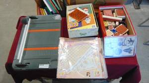 Rubbers stamps and scrapbooking materials