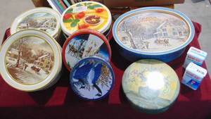Lot of tins