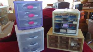 New and vintage storage containers