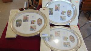 3-New 12 x 16 oval frames