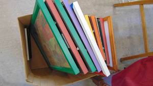 Lot of colored frames