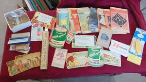 Adverting needle cards and misc