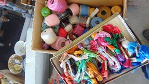 Lot of embroidery thread