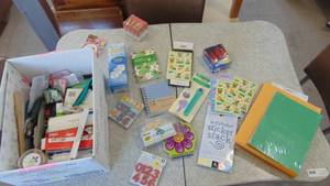 Box of office supplies