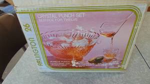 Punch bowl set