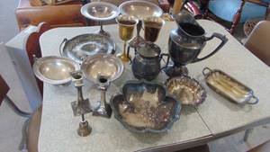 Lot of silverplate