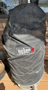 lot 12 image: Weber Smoker with Cover - Like New Condition