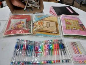lot 65 image: 15 Assorted Childrens Books and a Box of Cafts, Colored Pencils and Markers