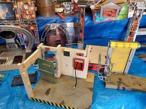 lot 70 image: WWF and WWE Wrestling Rings - Only One Set of Ring Ropes, Wrestling Props, Entrance Ramps, Ring Steps and More