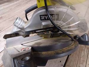 lot 100 image: Ryobi Power Miter Saw - Works