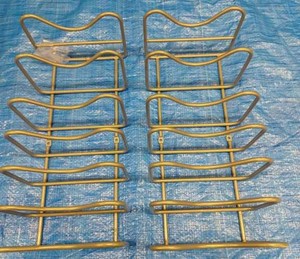 lot 157 image: Two New Metal Folded Towl Wall Mounted Racks